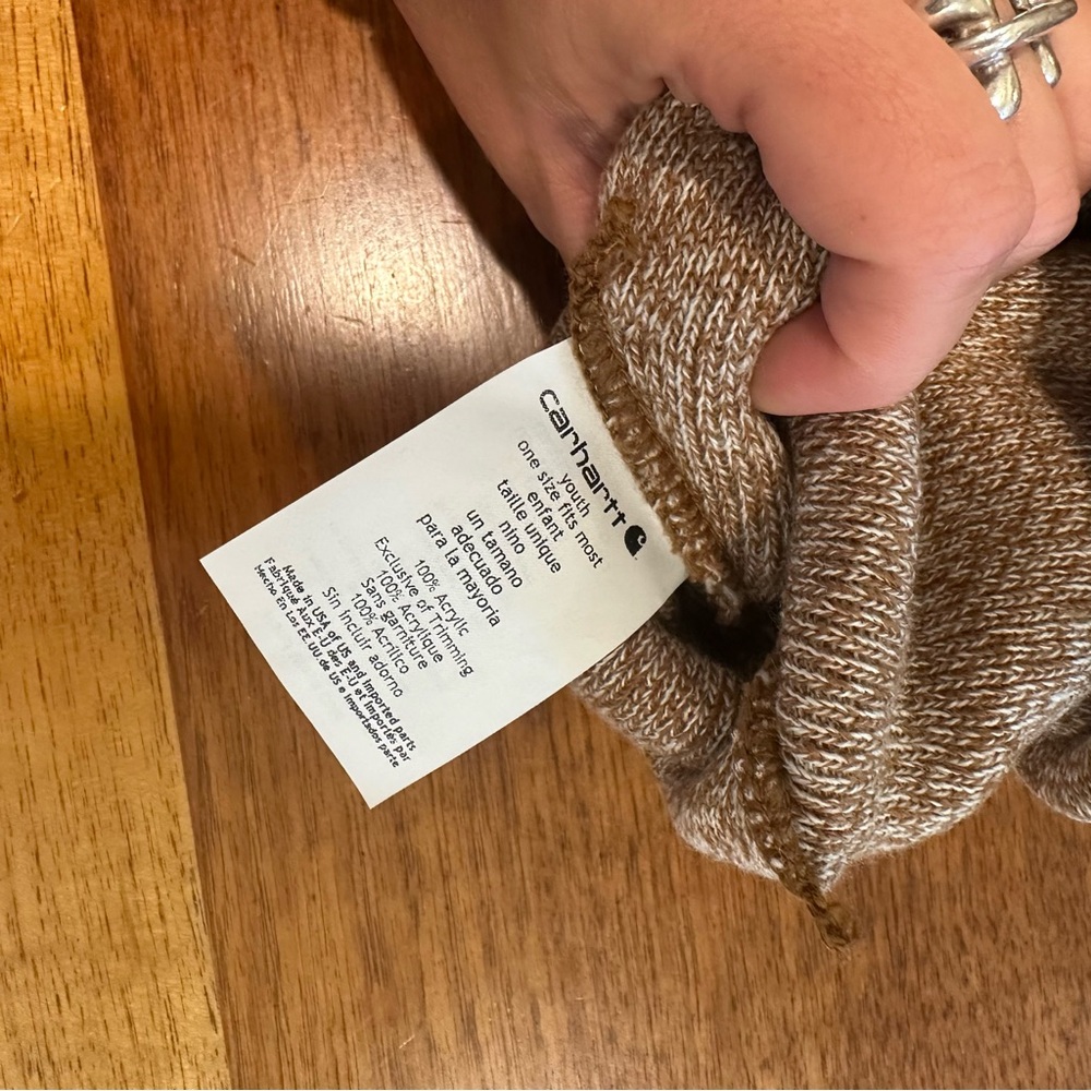 Carhartt Brown Knit Beanie - Picture 4 of 4